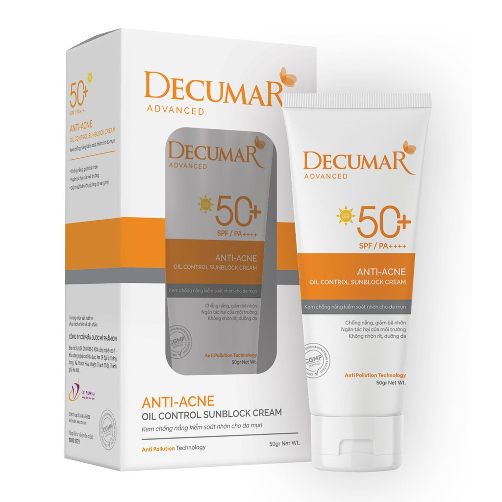 Tìm hiểu bộ sản phẩm trị mụn Decumar đang hot trên thị trường