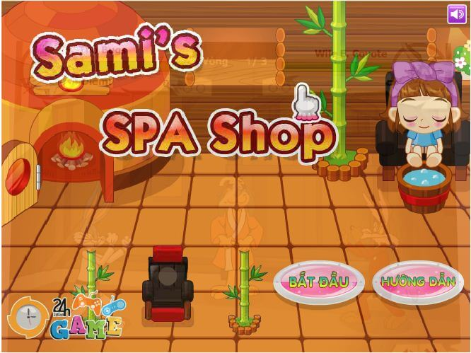 Game tiệm spa - Thử tài với dịch vụ làm đẹp