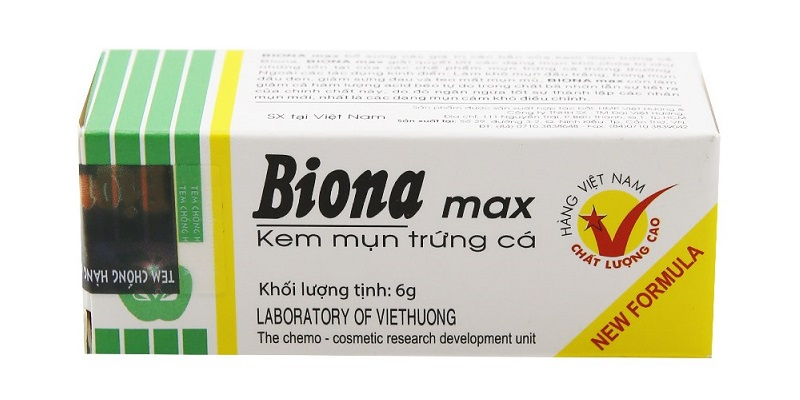 Kem trị mụn Biona có chứa thành phần Salicylic Acid không?
