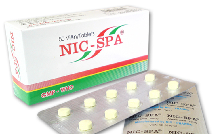 Cách sử dụng Nic-spa để giảm đau do co thắt cơ trơn?
